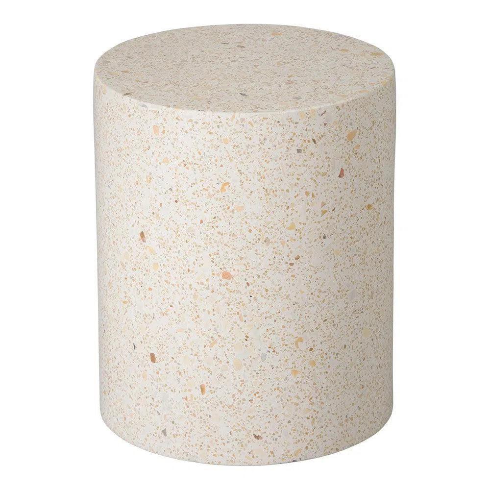 Cylinder 18 in.Terrazzo Garden Stool