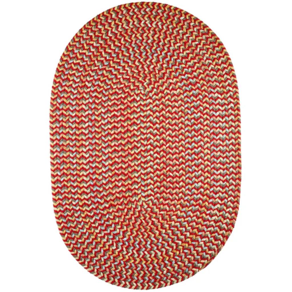 Cypress Braided Oval Reversible Area Rugs