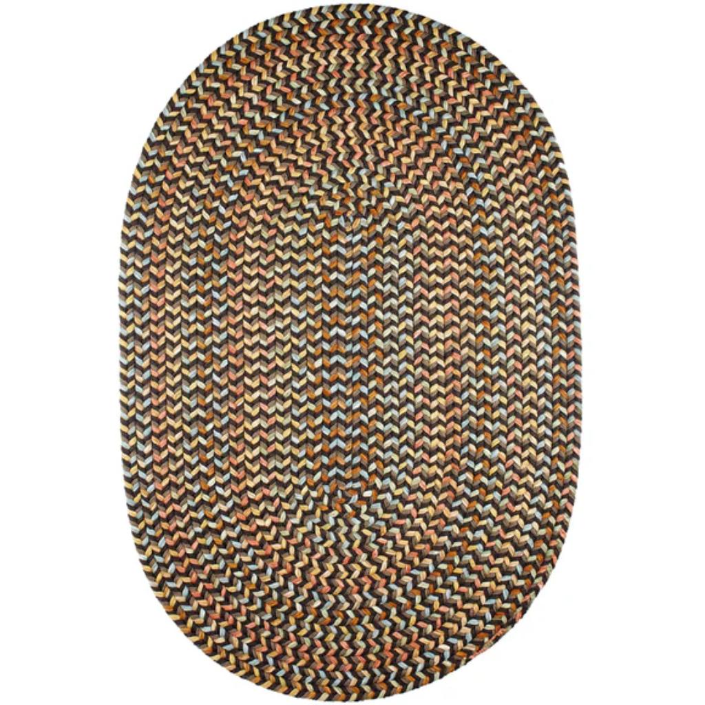 Cypress Braided Oval Reversible Area Rugs