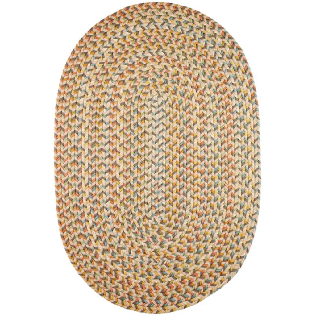 Cypress Braided Oval Reversible Area Rugs