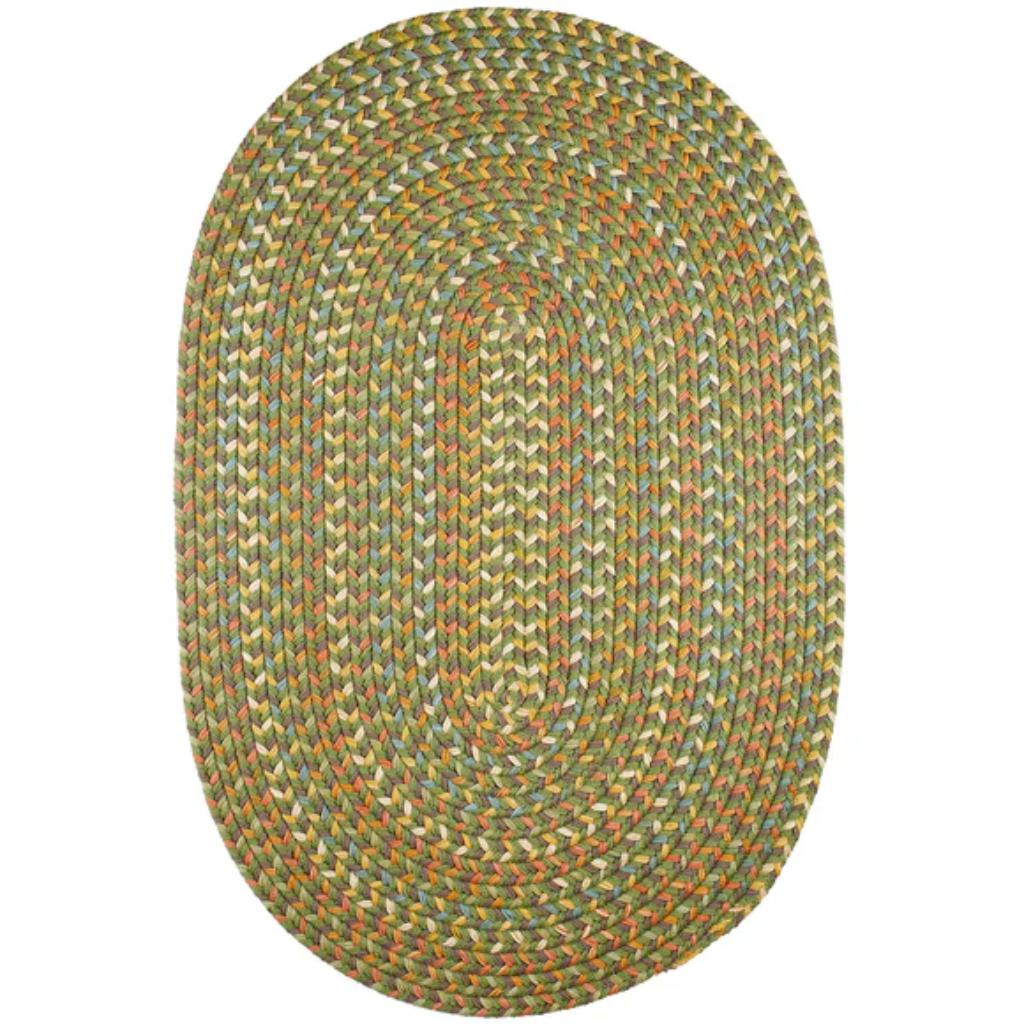 Cypress Braided Oval Reversible Area Rugs