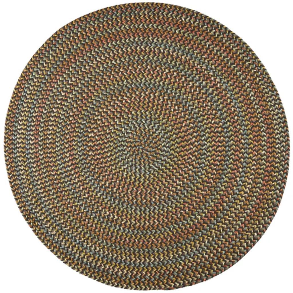 Cypress Braided Round Reversible Area Rugs