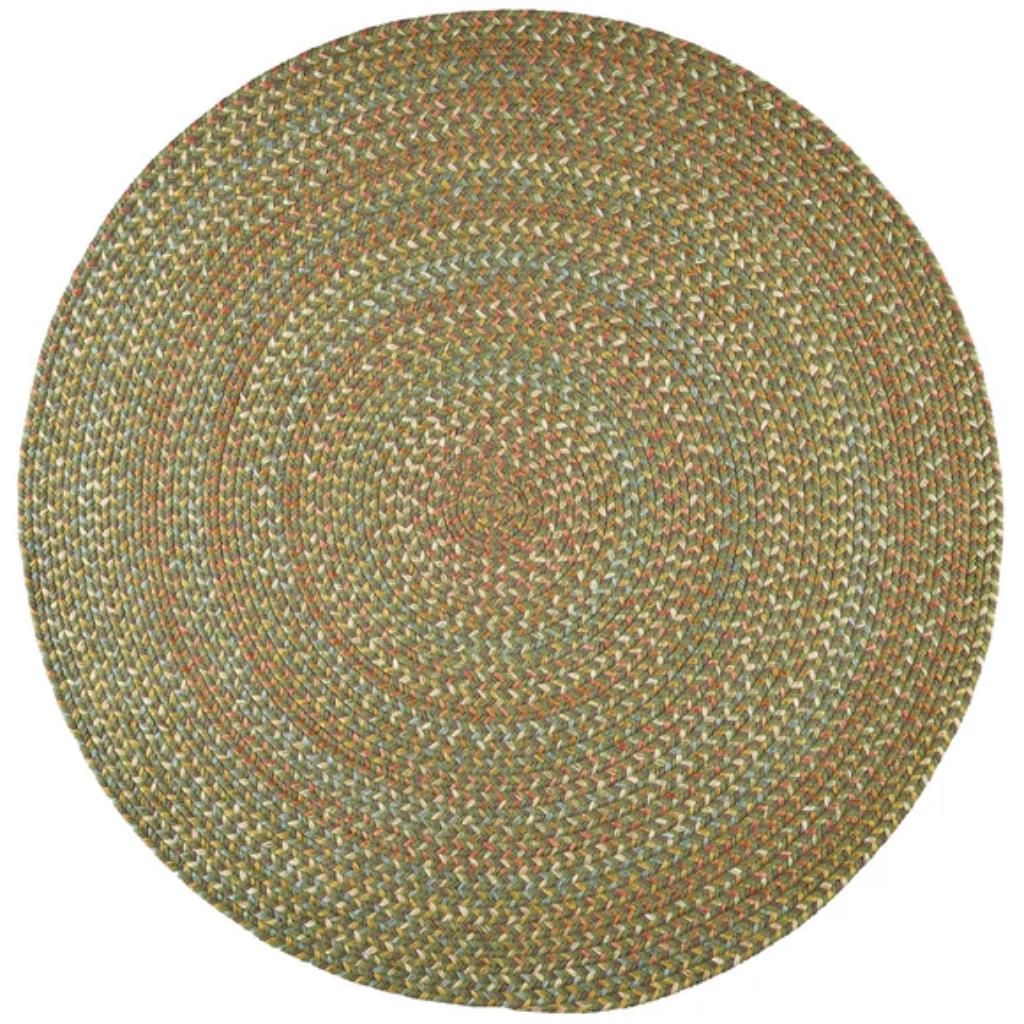 Cypress Braided Round Reversible Area Rugs