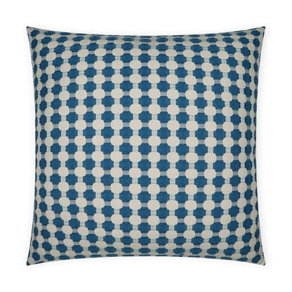 Cypress Handmade Blue Throw Pillow