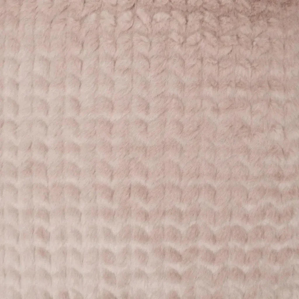 Dainty Blush Pink Throw Pillow With Insert