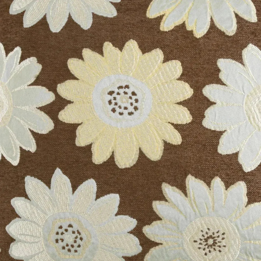 Daisy May White Throw Pillow With Insert