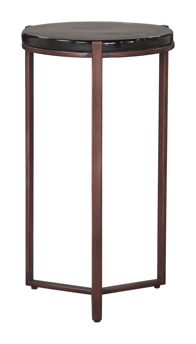 Daiza Iron Frame Round Side Table