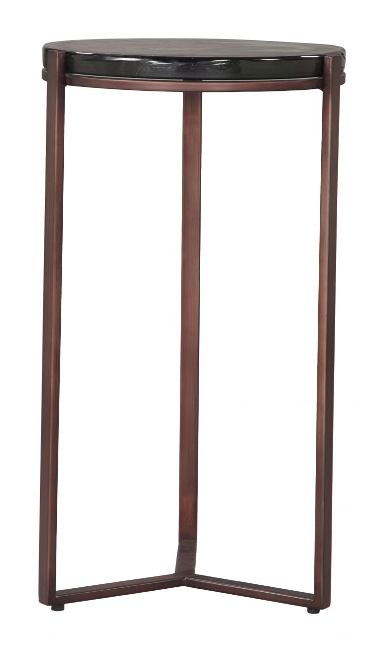 Daiza Iron Frame Round Side Table