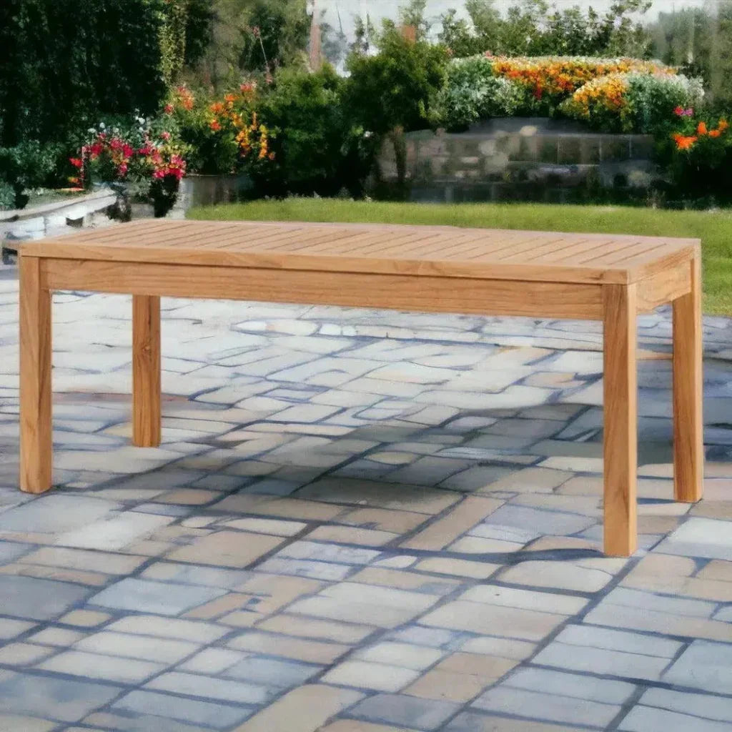 Dane 2-Person Teak Outdoor Bench