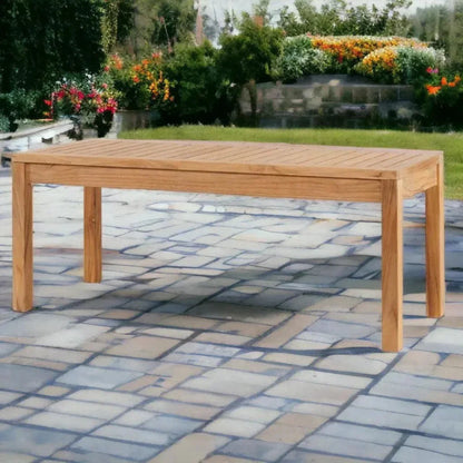 Dane 2-Person Teak Outdoor Bench