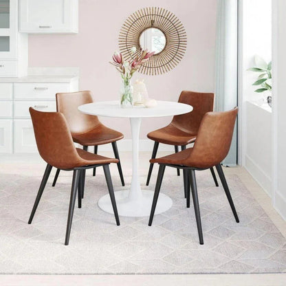 Daniel Performance Fabric Armless Dining Chair 2PC