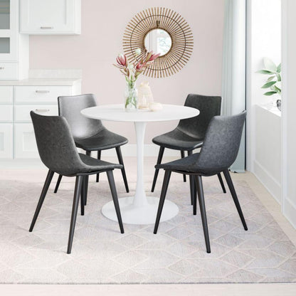 Daniel Performance Fabric Armless Dining Chair 2PC