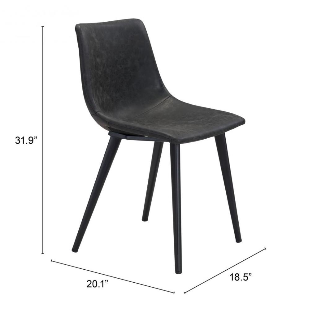 Daniel Performance Fabric Armless Dining Chair 2PC