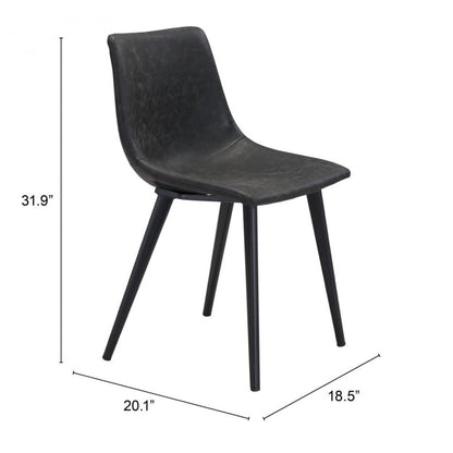 Daniel Performance Fabric Armless Dining Chair 2PC