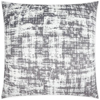 Dante Pewter Abstract Grey Large Throw Pillow Insert