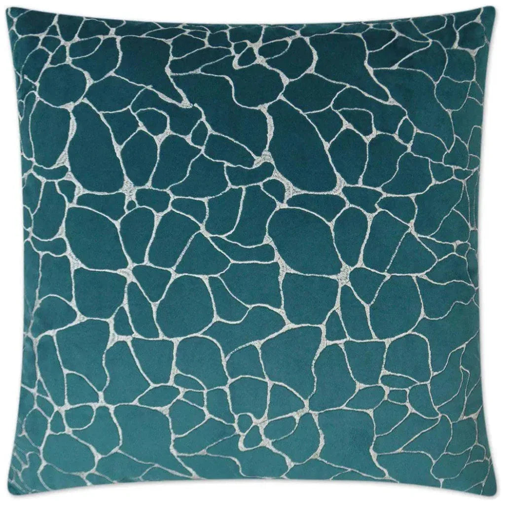 Dare Laguna Teal Throw Pillow With Insert