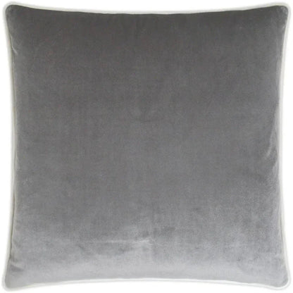 Darling Smoke Grey Throw Pillow With Insert