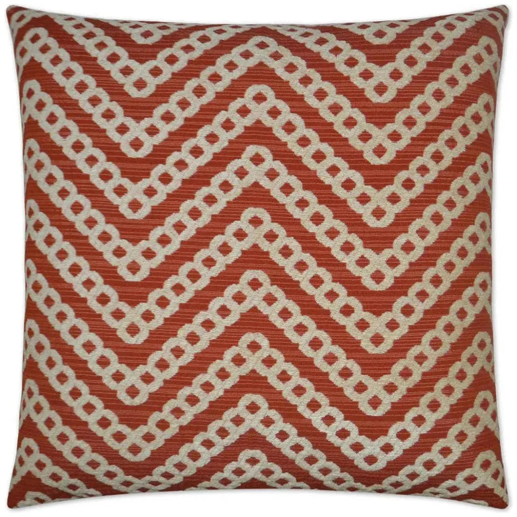 Daumier Mango Red Throw Pillow With Insert