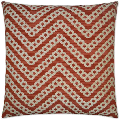 Daumier Mango Red Throw Pillow With Insert