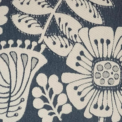 Dauphine Floral Navy Large Throw Pillow Insert