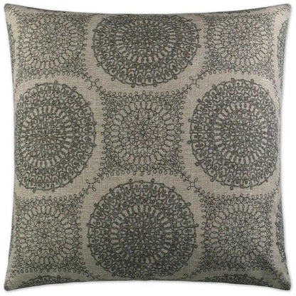 Davenport Grey Throw Pillow With Insert
