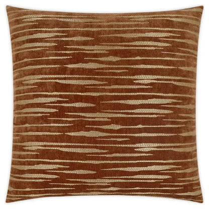 Davos Rust Red Throw Pillow With Insert