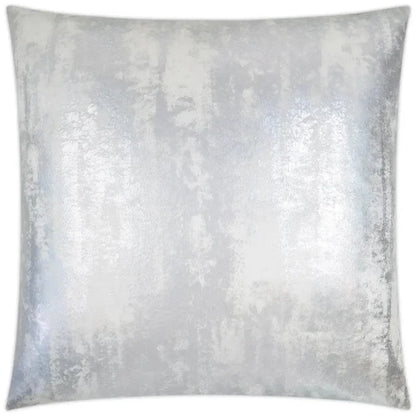 Dazzle Pearl Silver Throw Pillow With Insert