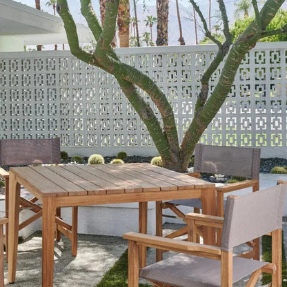 Del Ray Square Outdoor Dining Table