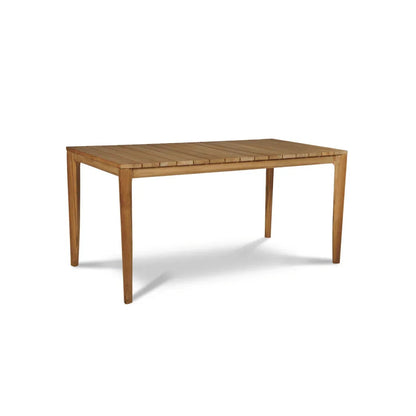Del Ray Teak Patio Rectangular Dining Set 7PC
