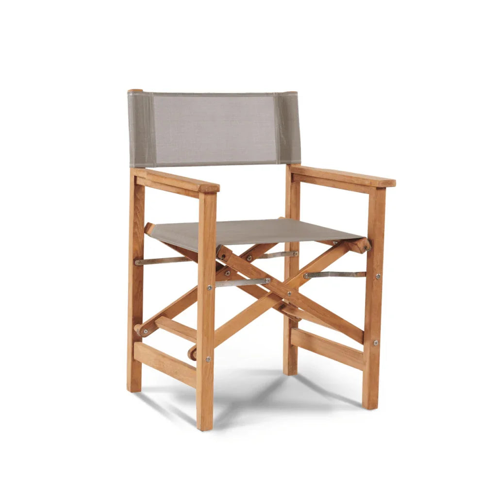 Del Ray Teak Patio Square Dining Set 5PC