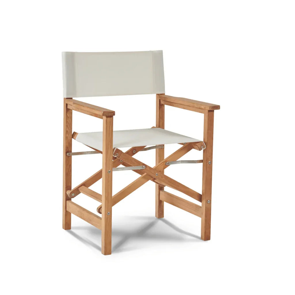 Del Ray Teak Patio Square Dining Set 5PC