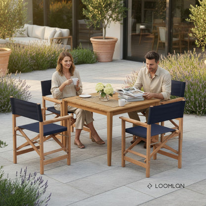 Del Ray Square Outdoor Dining Table