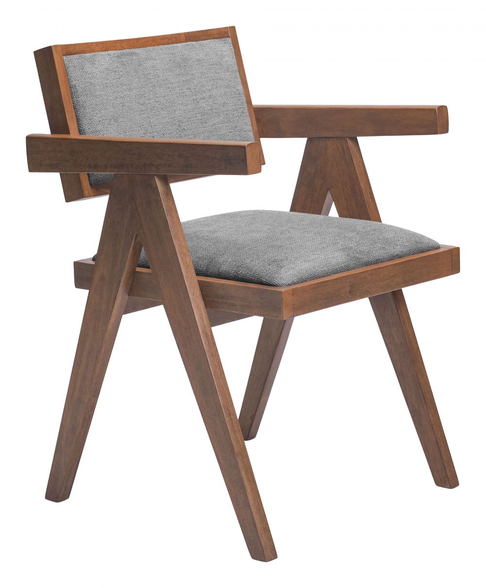 Delhi Grey Fabric Dining Chair 2PC