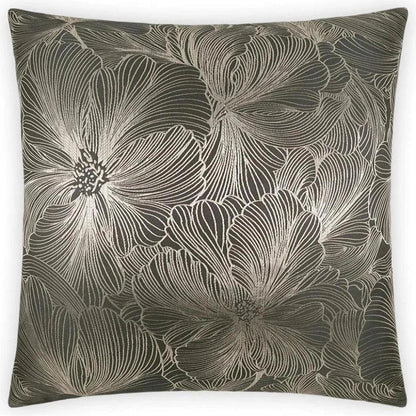 Delhi Grey Throw Pillow With Insert