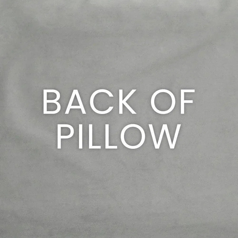Delhi Smoke Grey Throw Pillow With Insert