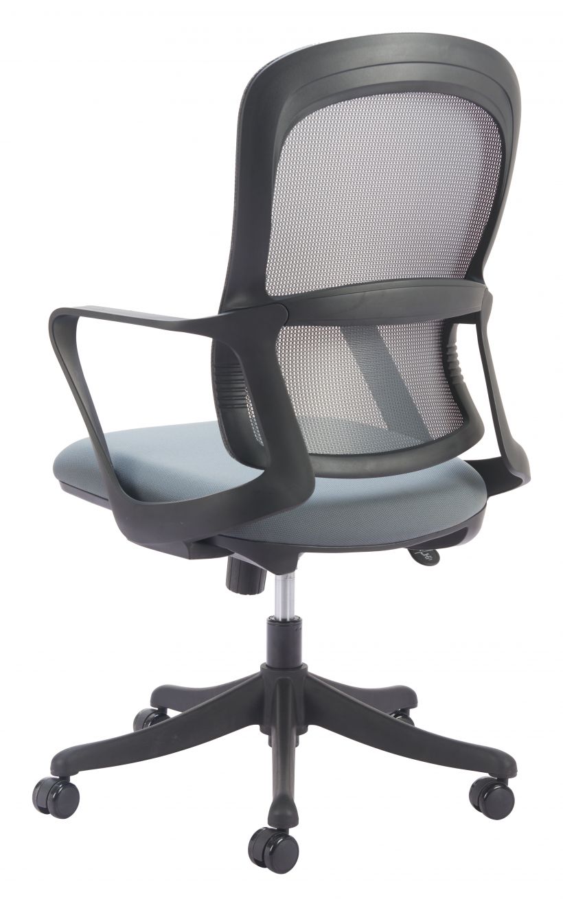 Delo Grey Mesh Fabric Office Chair