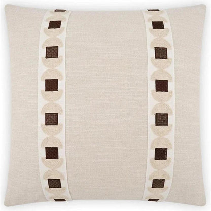 Demeter Brown Throw Pillow With Insert