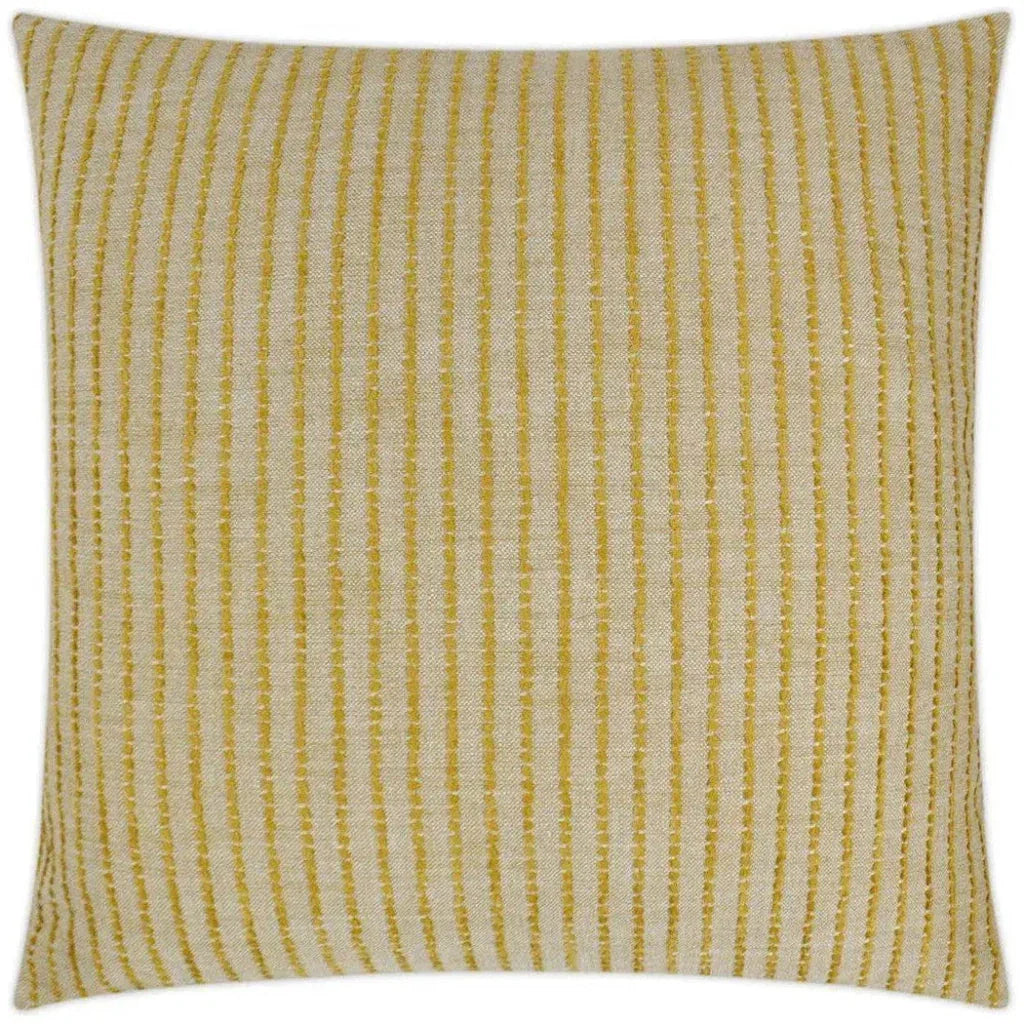 Demetria Yellow Throw Pillow With Insert