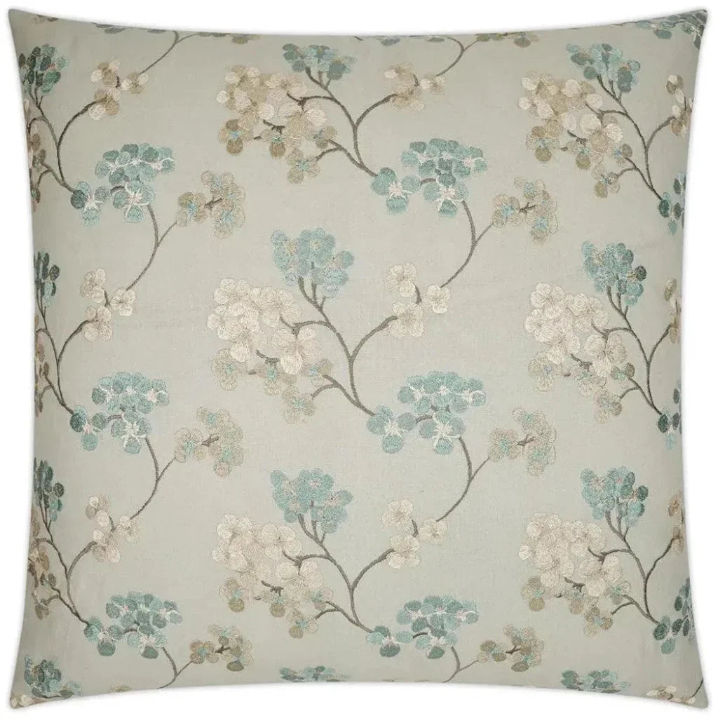 Demi Caribe Floral Mist Tan Large Throw Pillow Insert