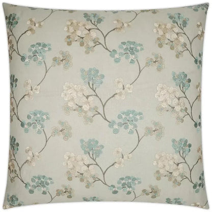 Demi Caribe Floral Mist Tan Large Throw Pillow Insert