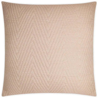 Demure Blush Brown Throw Pillow With Insert