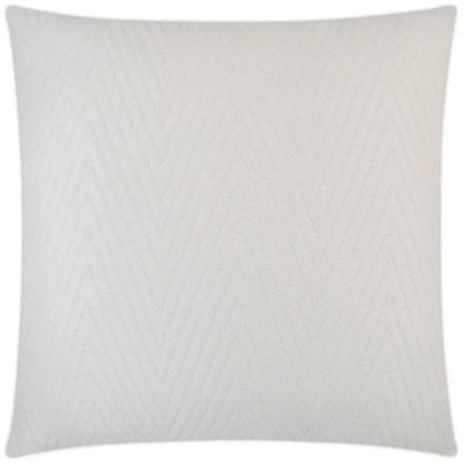 Demure Ivory Throw Pillow With Insert