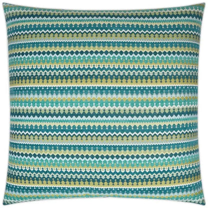 Denmark Peacock Teal Large Throw Pillow Insert