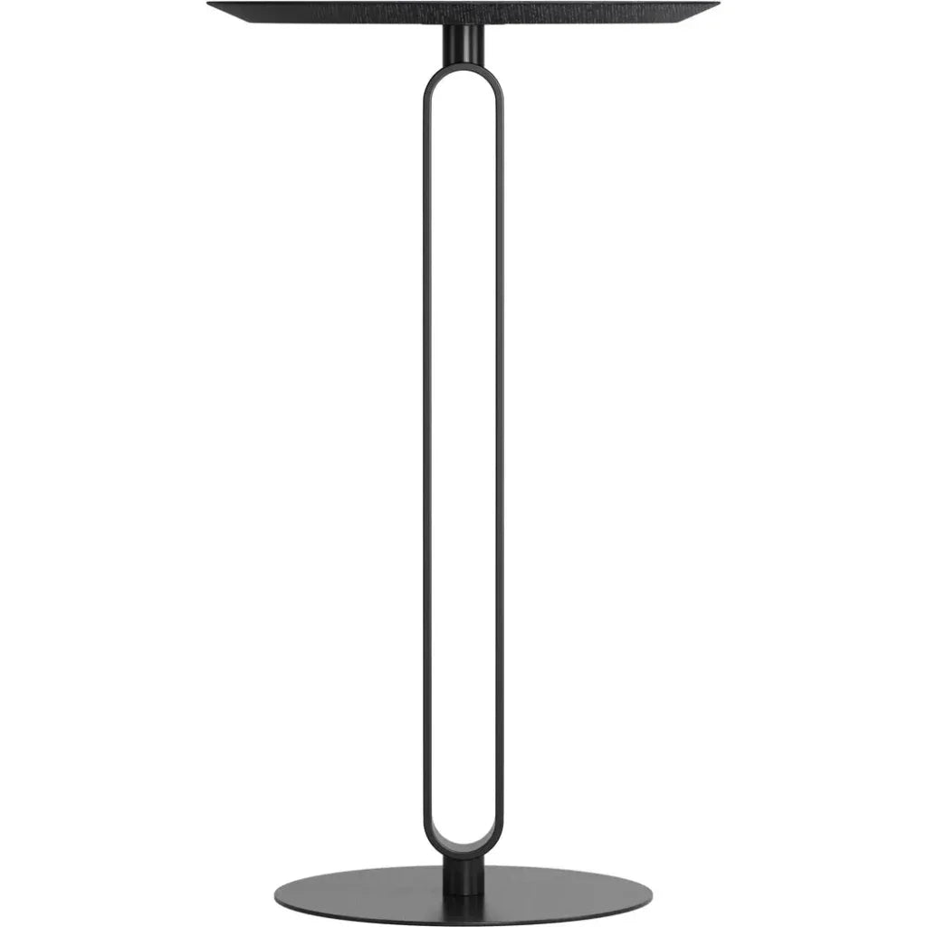 Derry Black Round Bar Table