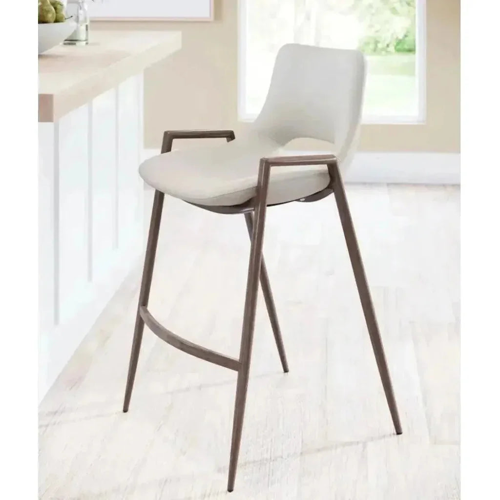 Desi Bar Chair (Set of 2) Beige