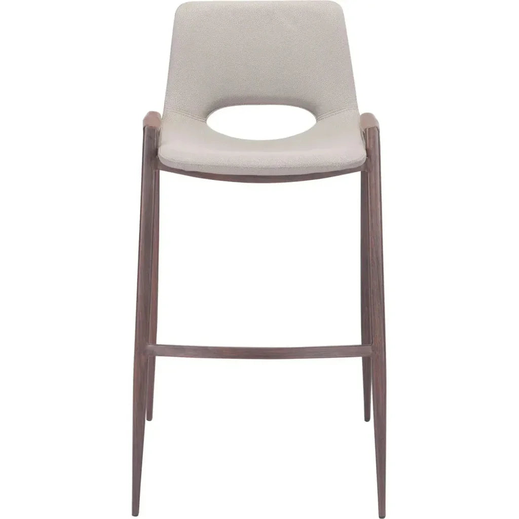 Desi Bar Chair (Set of 2) Beige