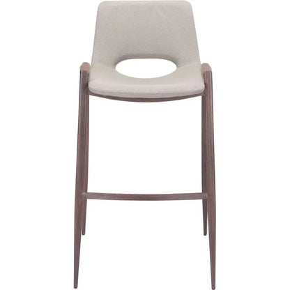 Desi Bar Chair (Set of 2) Beige