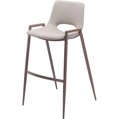 Desi Bar Chair (Set of 2) Beige