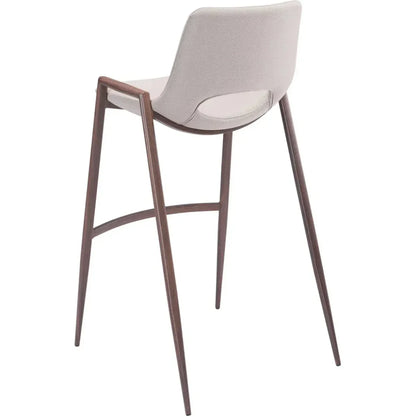 Desi Bar Chair (Set of 2) Beige