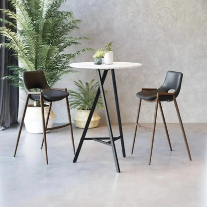 Desi Bar Chair (Set of 2) Black